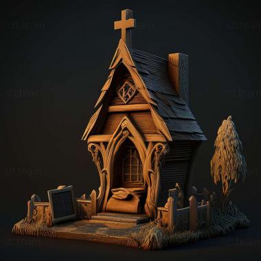 3D model Shelter 2 game (STL)